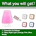 100ml Aromatherapy Essential Oil Diffuser - Portable Cool Mist Ultrasonic Humidifier with 7 Color Changing LED Lights and Waterless Auto Shut-off Function