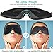 OriHea Eye Mask for Sleeping - 3D Comfort Soft Sleep Mask Men Women - Block Out Light 100% Eye Shade Cover - Adjustable Premuim Silk Foam Blindfold - Travel/Naps/Yoga/Plane/Night