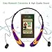 Bluetooth Headphones Headset Rymemo Metallic-feeling Soft Polishing Wireless Music Earphones Stereo Earbuds Sports/running Magnetic Neckband Style for Cellphone£¬ Gold-Purple