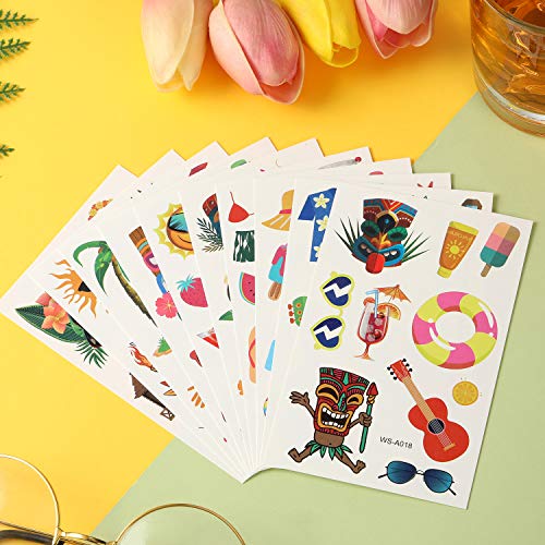 3 Hawaiian+Temporary+Tropical+Decoration+Supplies