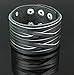 Tundra Jewelry The Most Comfortable Genuine Leather Braided Cuff Bracelet, Black Braided