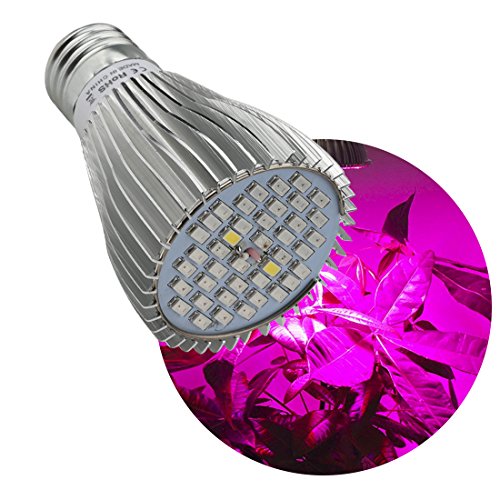 A-SZCXTOP 30W LED Grow Light Bulb Full Spectrum LED E27 Plant Growing Light for Indoor Plant Hydroponic Greenhouse Hydroponic Aquatic