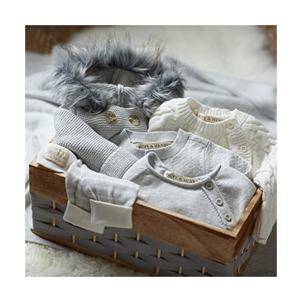 Hope & Henry Layette Baby Cable Knit Sweater Romper - Image 9