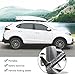 EDAL Car Doorstep Folding Ladder with Hook Easy to Access the Rooftop U Shaped Doorstep with Safety Hammer Function Vehicle Folding Car Door Steps for JEEP, SUV, TRUCK