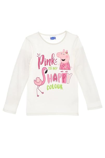 Peppa Wutz Peppa Pig Mädchen Langarmshirt mit unterschielichen Motiven 98 104 116 128