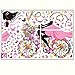 Malltop Romance Angel Butterfly Flower Fairy Princess Harmony Bedroom Backround Walls Stickers(23.62x35.43inches)