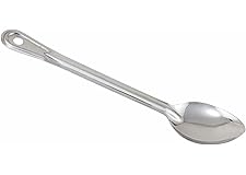 صورة المنتج: Winco BSOT-13 Solid Stainless Steel Basting Spoon, 13-Inch,Medium