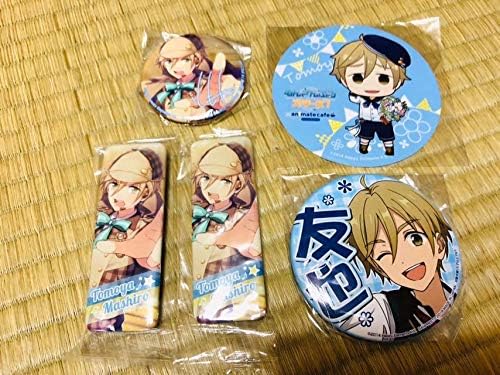 Amazon Co Jp あんさんぶるスターズ 応援缶バッジ ロング缶バッジ コースター 真白 友也 っ あんスタ 5点セット っ ホビー 通販