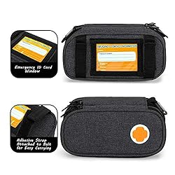 CURMIO Double Layer EpiPen Carrying Case