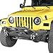 Hooke Road Different Trail Front + Rear Bumper w/LED Lights & D-Rings Kit for 1997-2006 Jeep Wrangler TJ & Unlimited