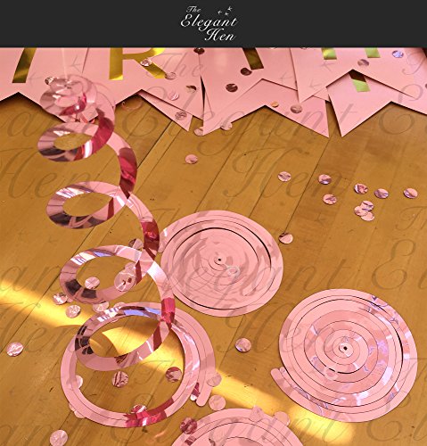 The Elegant Hen 45 Piece Ultimate Rose Gold Happy Birthday