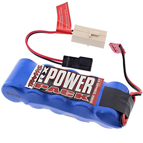 Traxxas Revo 3.3 RX POWER PACK BATTERY NiMH 1200mAh 6V 5-C & CHARGING ADAPTER