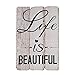 Wooden Wall Art Decor Home Decor Signs with Sayings Vintage Vertical Sign Farmhouse Country Rustic Decorative Board Plaque for Living Room Bedroom Housewarming Gift, 7.8