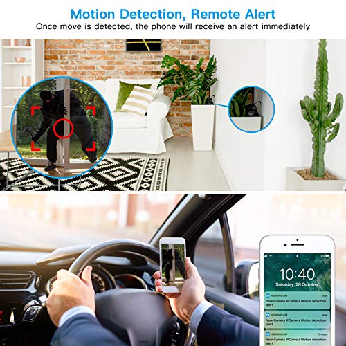 Spy Camera Wireless Hidden WiFi Camera HD 1080P Mini Camera Portable Home Security Cameras Covert Nanny Cam Small Indoor Video Recorder Motion Activated/Night Vision Remote Monitor Phone App - Thumbnail 3