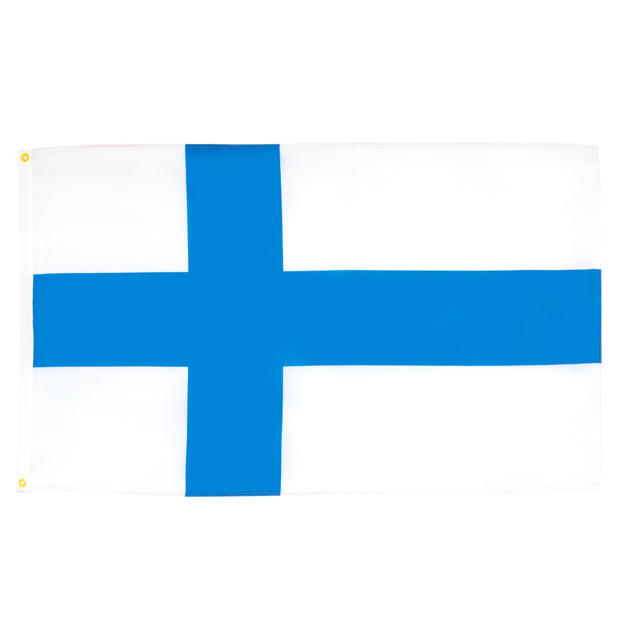 AZ FLAG - Finland Flag - 3x5 Ft - Light Polyester Finnish Banner with Two Brass Eyelets - Fade Resistant - Vivid Colors - 3' x 5' Feet - 150x90 Cm — image 1