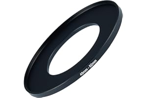 GZNLY 49mm to 82mm Step-up Adapter Rings Filter Adapter Black Metal Step Down Filter Ring Adapter Compatible with All Brand UV CPL ND Camera Lens Filter Stepping Rings (49mm-82mm)
