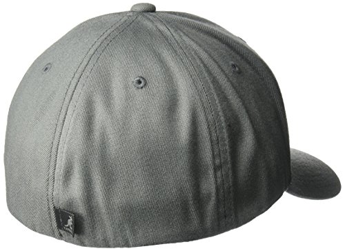 Kangol Men's Wool Flexfit Baseball Hat, Dark Flannel, Large/X-Large