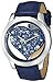 GUESS Women's U0113L8 Iconic Blue Watch with Heart Inspired Dial