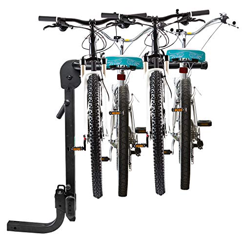 RaxGo Premium Hitch Mounted 4 - Bike Rack Carrier, Sturdy Bicycle Swing Away Rack – Fits 2” Receiver – Folding Design, Tilt Handle for Extra Convenience – Transports Up To 132 Lbs. – Easy Assembly - Thumbnail 7