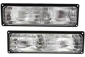 CarLights360 For Chevy C1500/2500/3500 Parking/Signal Light 1994-2000 Pair Driver and Passenger Side | CAPA | GM2520128