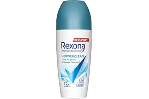 Rexona Women's Sweat Proof Deodorant Roll-On Shower Clean