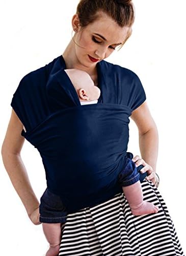 Deulia Baby Sling Wrap Carrier for Newborn, Infant, Toddler, Backpack, Front Facing, Kangaroo, &amp; Sling Positions - Soft and Stretchy Baby Carrier
