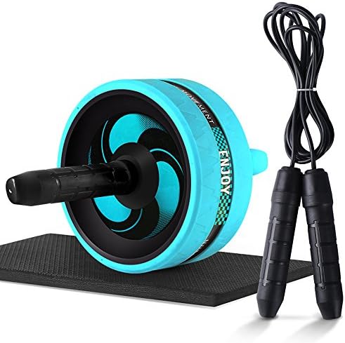 Ab Roller Wheel, Abdominal Exercise Wheel for Core Strength Training | with Knee Pad-BEST Core&Abs workout for home&outdoor