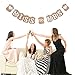 Miss to Mrs Banner bunting Wedding Garland,Rustic Bridal Shower Bachelorette Party Favor