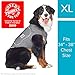 Comfort Zone Calming Vests for Dogs, for Thunder and Anxiety, Extra Large (34-38" Chest)