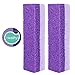 2pcs Foot Care Exfoliator Pedicure Tool Foot Pumice Stone Block Remover Scrubber Dead Hard Skin Remover Cleaner remover for feet(Purple)