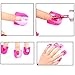 NPLE--26pcs(10 sizes) Curve Shape Spill-proof Finger Cover Sticker Nail Polish Holder