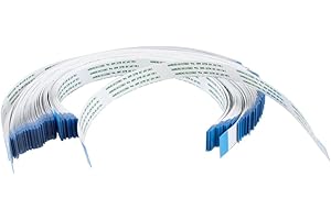 Aexit 100 Pcs 24 Pins AWM 20798 80C 60V V-W-1 0.5mm Pitch Flexible Flat Cable FFC 250mm (d78e41742ad21e12163369155d8e5a09)