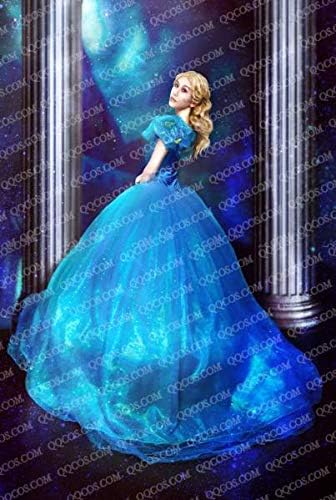 Amazon コスプレ衣装ディズニープリンセス風シンデレラドレス実写豪華 コスプレ 仮装 通販