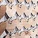 WINOMO Wooden Hanging Reminder Family Birthday Board Plaque Birthday DIY Calendar