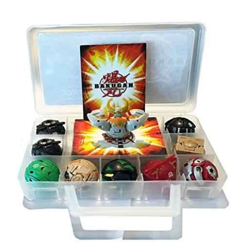 Child Gift Battle Brawlers 9 pcs & 9 Cards WIth Nice Case