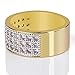 TOPGRILLZ 18K Gold 10mm Eternity Wedding Engagement Band Lab Diamond Iced Out Mens Ring