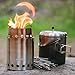 Solo Stove Titan Pot 1800 Combo Kit - Wood Burning Gassification Backpacking Stove Combo | Camping Survival Efficient Stove