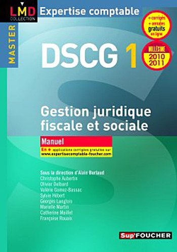 Gestion juridique fiscale, fiscale et sociale DSCG 1 (French Edition) by (Paperback)