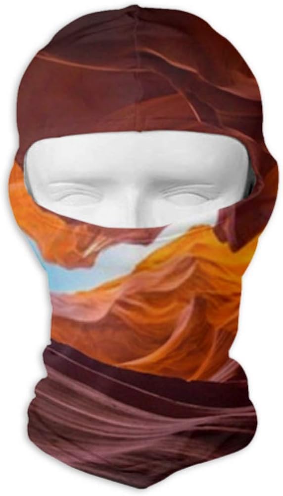 Unisex Sun Mask Full Face Mask Hood, Beautiful Wide Angle