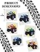 Monster Truck Tattoos - 144 Pack Of Temporary Tattoos of Monster Trucks - Great For Boys Birthday Party Favors, Classrooms, Favor & Goodie Bags, Other Party Supplies - Safe, Non-Toxic, Easy To Remove