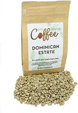 City Centre Coffee-Dominican Estate-Green Whole Bean Coffee from the Caribbean, 5 lb
