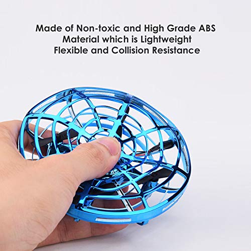 Desuccus Flying Toys Drones for Kids & Adults, Hands Controlled Mini Drone Helicopter with 360° Rotating and Shinning LED Lights, Easy Indoor Flying Ball Drone Toys for Boys or Girls