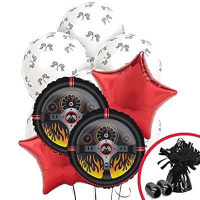 Racecar Racing Party Decorations - Balloon Bouquet