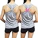 Workoutclothing Women Workout Fitness Gym Tank Top with Bow