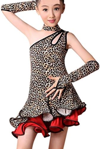 Vacally Fashion Girls Latin Ballet Dress Party Dancewear Ballroom Dance Costumes
