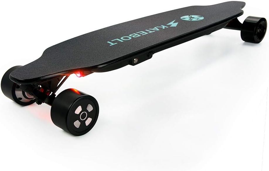 SKATEBOLT Electric Skateboard Longboard with Remote Controller, 25 MPH Top Speed, 18.6 Miles Max Range, Dual Motors, 8 Layers Maple with Updated Board - 2nd Generation