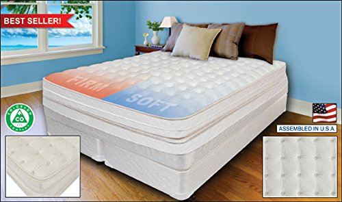 King Innomax Medallion Adjustable Sleep Air Bed Set with Foundation