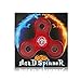 Tri-Spinner Fidget Toy EDC Focus Toy Stress Reducer with Hybrid Ceramic Bearing (Red, One Size)
