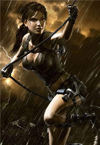 Rise of The Tomb Raider Game Poster Prints Wall Art Decor Unframed,32x22 16x12 Inches,Multiple Patterns Available