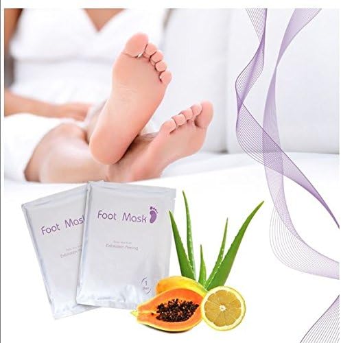 Exfoliating Peel Foot Mask Socks Remove Callus Hard & Dead Skin for Perfect Baby Soft Feet (1 Pair)